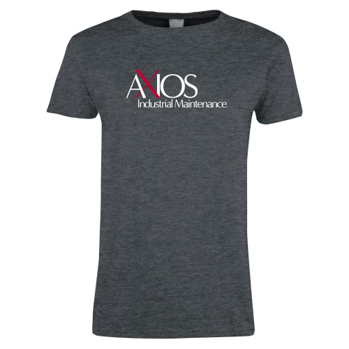  Womens Dark Heather Short Sleeve Tee - AXIOS Industrial Maintenance