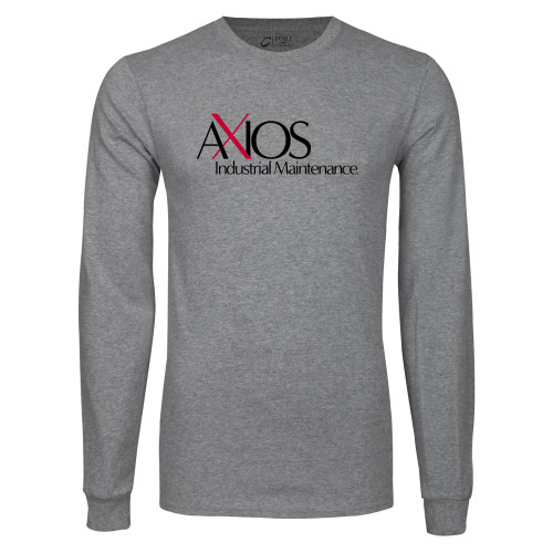  Grey Long Sleeve T Shirt - AXIOS Industrial Maintenance