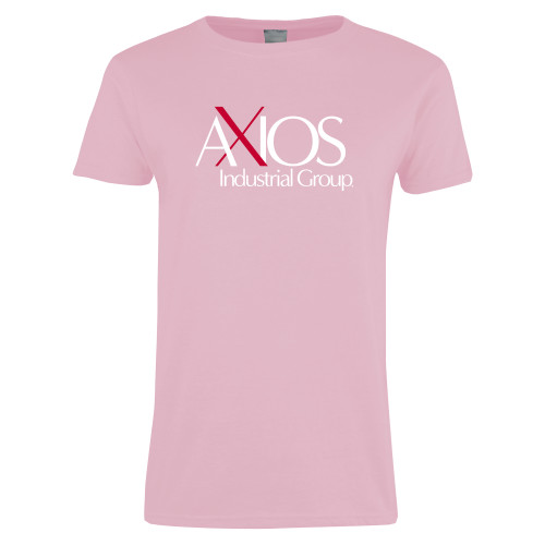  Womens Pink Short Sleeve Tee - AXIOS Industrial Group