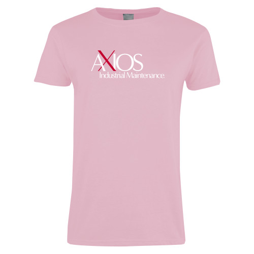  Womens Pink Short Sleeve Tee - AXIOS Industrial Maintenance