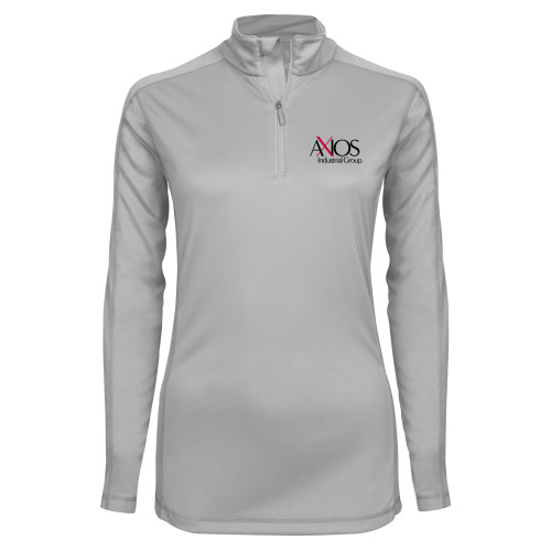  Syntrel Womens Platinum Interlock 1/4 Zip - AXIOS Industrial Group - PLUS