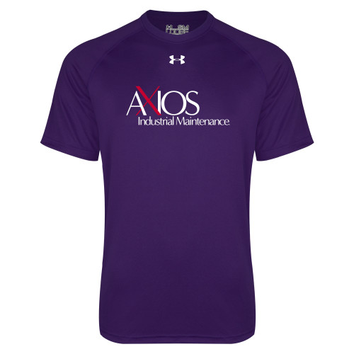  Under Armour Purple Tech Tee - AXIOS Industrial Maintenance