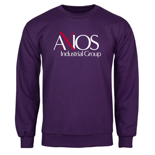  Purple Fleece Crew - AXIOS Industrial Group