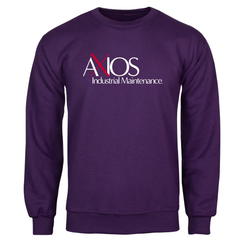  Purple Fleece Crew - AXIOS Industrial Maintenance
