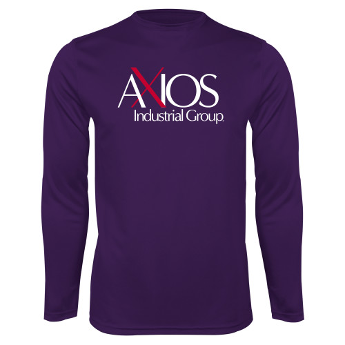  Purple Performance Long Sleeve Shirt - AXIOS Industrial Group