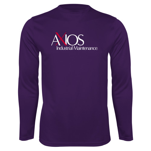  Purple Performance Long Sleeve Shirt - AXIOS Industrial Maintenance