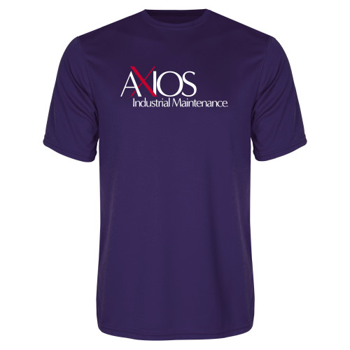  Purple Performance Tee - AXIOS Industrial Maintenance