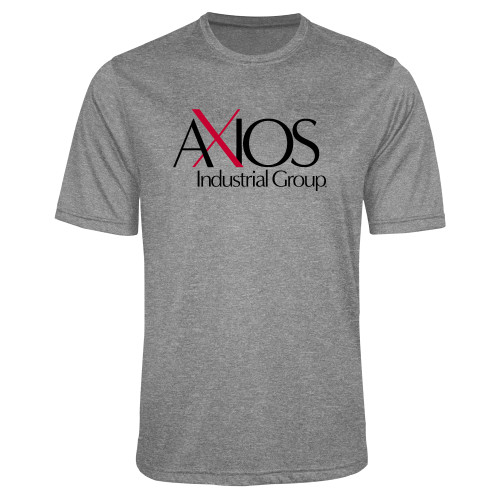  Grey Heather Performance Contender Tee - AXIOS Industrial Group