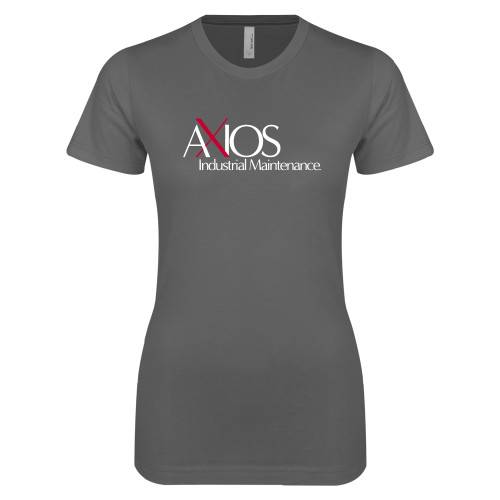  Next Level Womens Charcoal Boyfriend Tee - AXIOS Industrial Maintenance