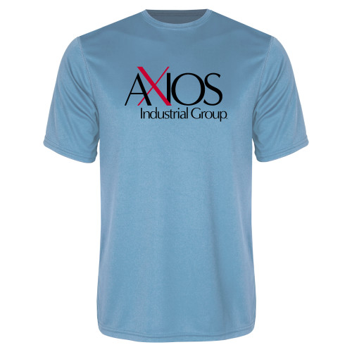  Light Blue Performance Tee - AXIOS Industrial Group