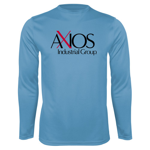  Light Blue Performance Long Sleeve Shirt - AXIOS Industrial Group