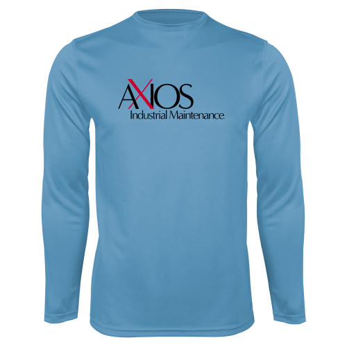  Light Blue Performance Long Sleeve Shirt - AXIOS Industrial Maintenance