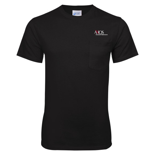  Black T Shirt w/Pocket - AXIOS Industrial Maintenance