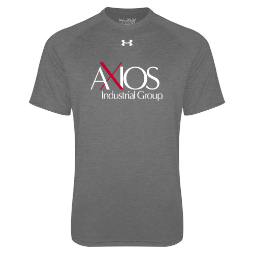  Under Armour Carbon Heather Tech Tee - AXIOS Industrial Group