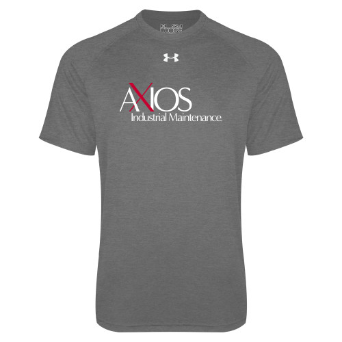  Under Armour Carbon Heather Tech Tee - AXIOS Industrial Maintenance