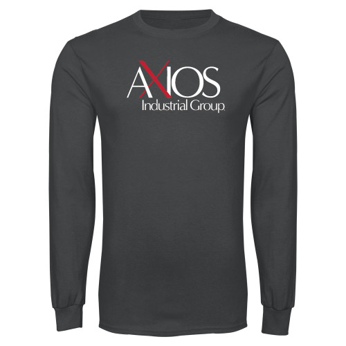  Charcoal Long Sleeve T Shirt - AXIOS Industrial Group