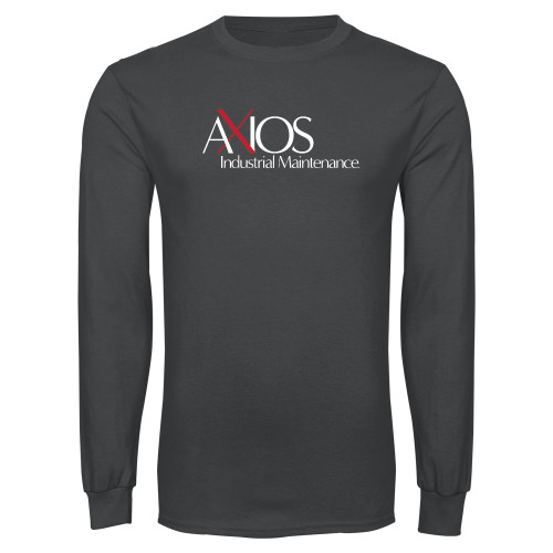  Charcoal Long Sleeve T Shirt - AXIOS Industrial Maintenance