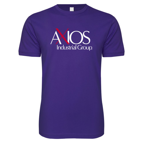 Next Level Purple SoftStyle T Shirt-AXIOS Industrial Group