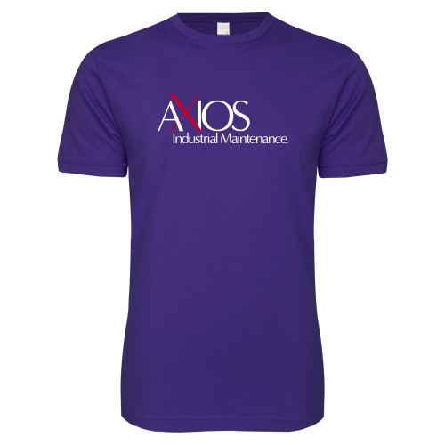Next Level Purple SoftStyle T Shirt-AXIOS Industrial Maintenance