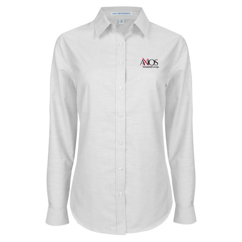  Womens White Oxford Shirt - AXIOS Industrial Group
