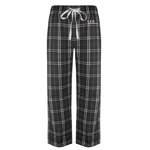  Black/Grey Flannel Pajama Pant - AXIOS Industrial Maintenance