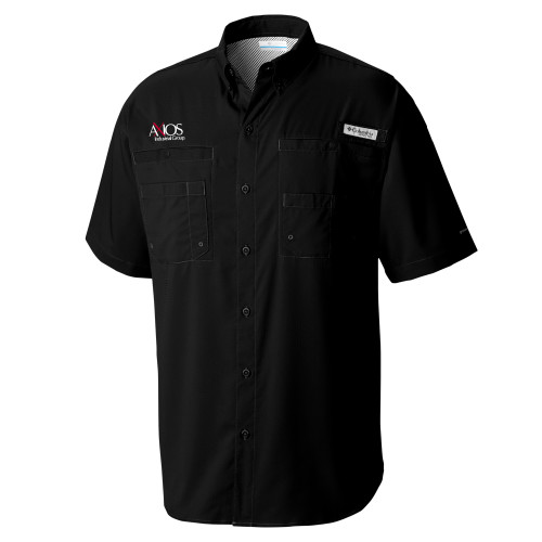  Columbia Black Tamiami Performance Short Sleeve Shirt - AXIOS Industrial Group