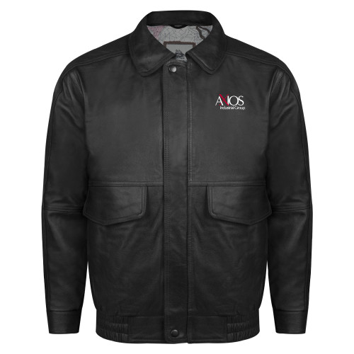  Black Buffed Bomber Jacket - AXIOS Industrial Group