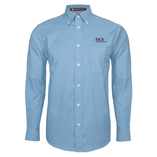  Light Blue Oxford Long Sleeve Shirt - AXIOS Industrial Maintenance