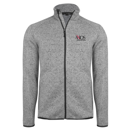  Grey Heather Sweater Fleece Jacket - AXIOS Industrial Group
