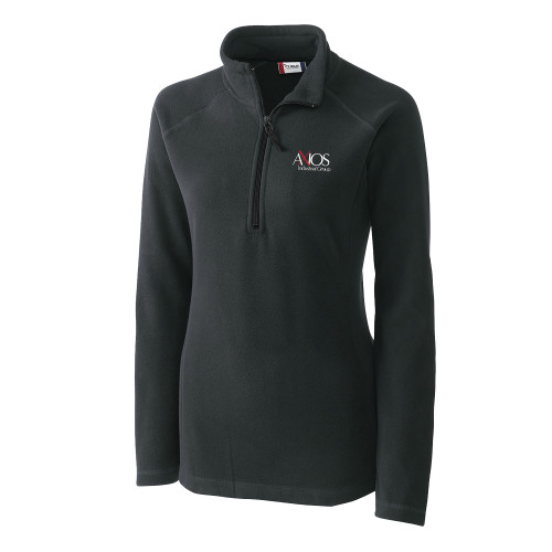  C&B Womens Charcoal Clique Summit Performance Fleece Half Zip - AXIOS Industrial Group