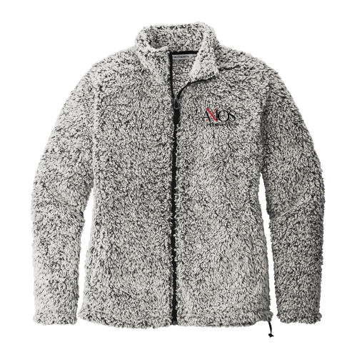  Womens Grey Heather Cozy Fleece Jacket - AXIOS Industrial Group