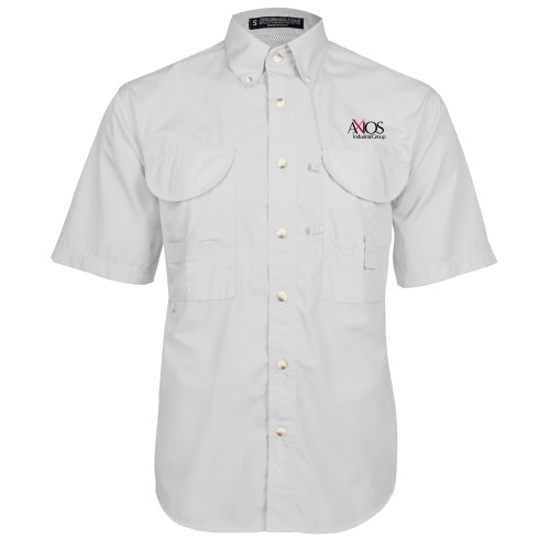  White Fishing Shirt Performance Short Sleeve - AXIOS Industrial Group