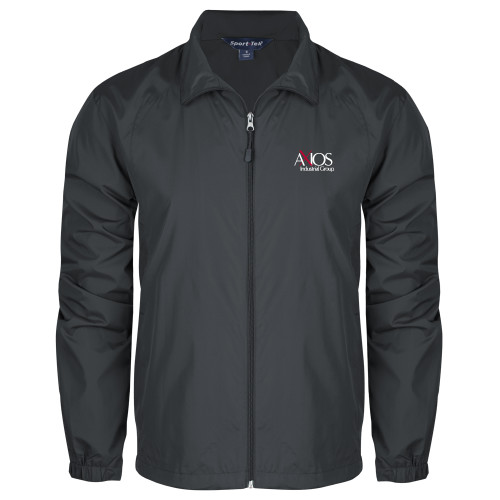  Charcoal Full Zip Wind Jacket - AXIOS Industrial Group
