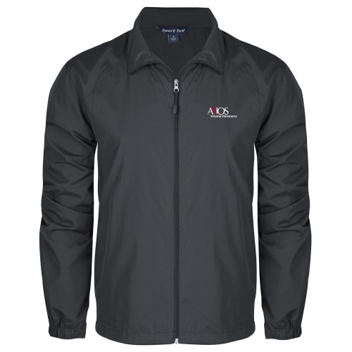  Charcoal Full Zip Wind Jacket - AXIOS Industrial Maintenance