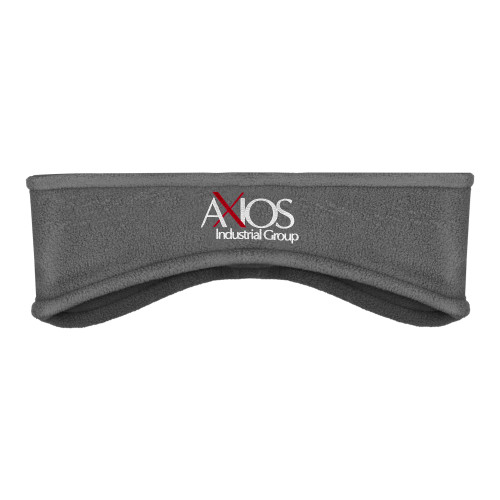  Charcoal Stretch Fleece Headband - AXIOS Industrial Group