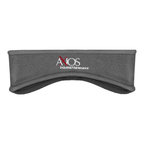  Charcoal Stretch Fleece Headband - AXIOS Industrial Maintenance