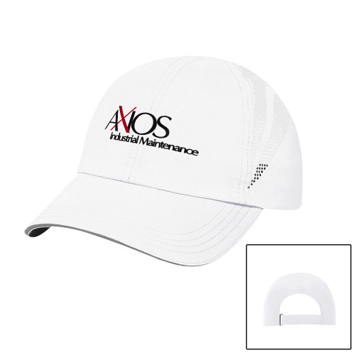  Womens White Performance Cap - AXIOS Industrial Maintenance