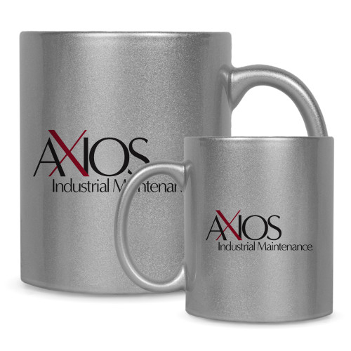  Full Color Silver Metallic Mug 11oz - AXIOS Industrial Maintenance