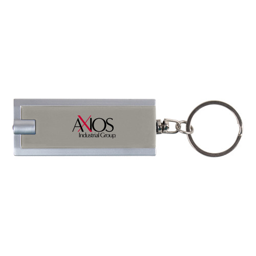  Turbo Silver Flashlight Key Holder - AXIOS Industrial Group