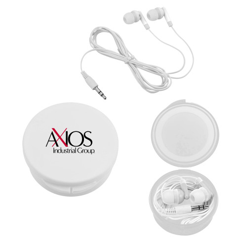  Ear Buds in White Case - AXIOS Industrial Group