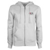 Thumbnail image for  ENZA Womens White Fleece Full Zip Hoodie
