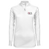 Thumbnail image for  Syntrel Womens White Interlock 1/4 Zip