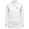 Thumbnail image for  Syntrel Womens White Interlock 1/4 Zip