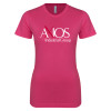 Thumbnail image for  Next Level Womens Fuchsia Boyfriend Tee