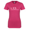 Thumbnail image for  Next Level Womens Fuchsia Boyfriend Tee