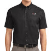 Thumbnail image for  Black Twill Button Down Short Sleeve