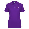 Thumbnail image for  Womens Silk Touch Purple Pique Polo