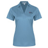 Thumbnail image for  Womens Light Blue Performance Fine Jacquard Polo