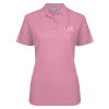 Thumbnail image for  Womens Silk Touch Light Pink Pique Polo