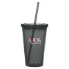 Thumbnail image for  Madison Double Wall Charcoal Tumbler w/Straw 16oz